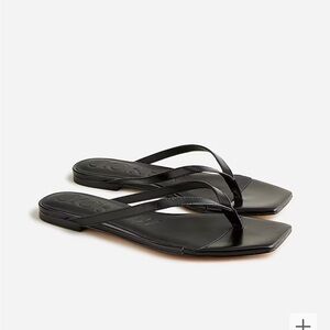 J Crew New Capri thong sandals in leather BX889